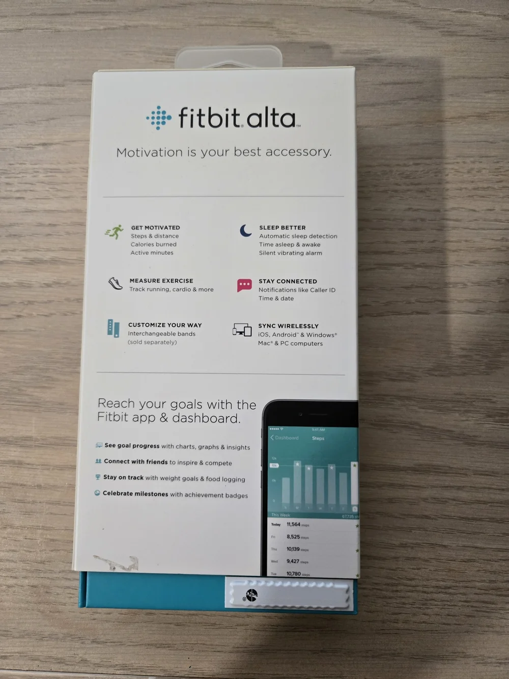 NEW - Fitbit Alta Fitness Wristband - Black